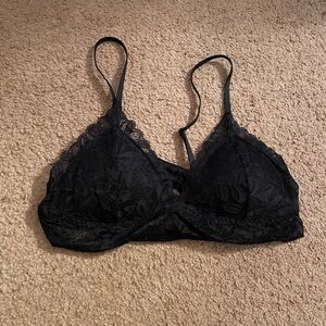 Refuge Black Lace Bralette